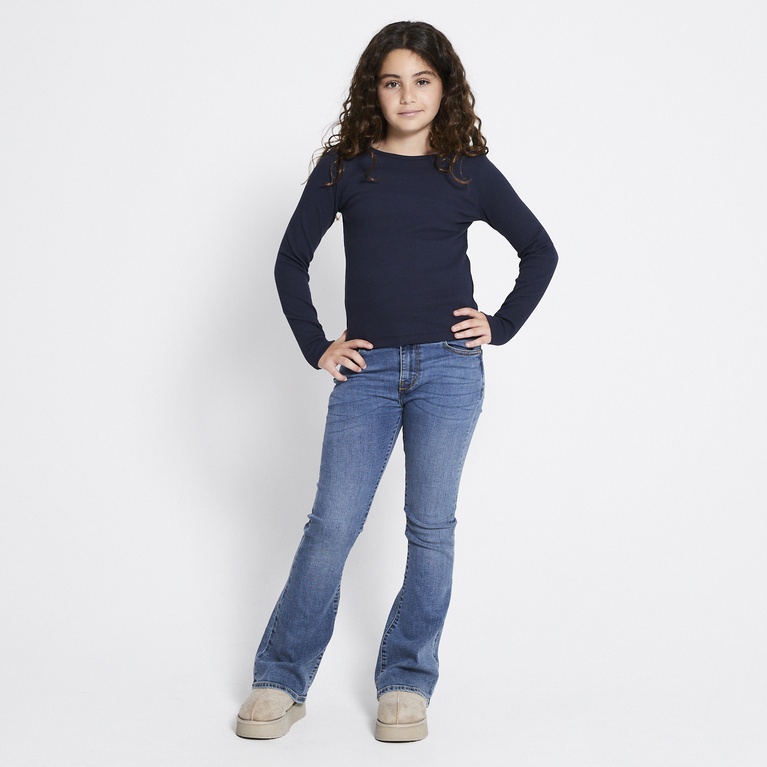 Ribbed top "Ramona" Navy